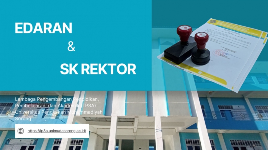 Edaran dan SK Rektor